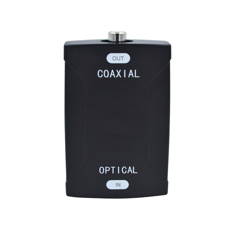 Coaxial RCA S/PDIF to Optical Toslink Digital Audio 24bit Converter Adaptor
