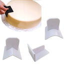 3 CAKE DECORATING SMOOTHER PADDLE ICING FONDANT POLISHER FINISHER SUGARCRAFT
