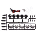 RC LED Roof Light Bar Set 5 Spotlight for 1/10 Traxxas HSP RC Rock Crawler