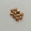 10 Pieces Alloy Dual Holes Toggle Cord Lock Ends Spring Adjuster String Stoppers