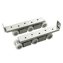 2 Pieces Sliding Door Rollers 6 Wheels Runner Pulley Shower Door Hardware