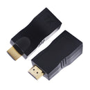 HDMI RJ45 CAT5E CAT6 UTP LAN Ethernet HDMI Extender Repeater 1080P Hard Plastic HDMI To RJ45 Network Cable Extender For HDTV