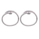 1 Pair Sterling Silver Feather Ring Base Adjustable Open Finger Blank Rings for Pearl Setting DIY Fashion Rings Base Jewelry Making Accessories