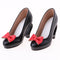 1/3 Doll High Heels Shoes Sandals W. Bowknot For BJD SD16 Doll Clothes Black
