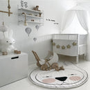 Kids Baby Infant Rabbit Game Play Mat Crawling Pad Carpet, Dia.95cm