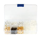 1040 Pieces Assorted Styles Earring Back Stoppers Sets DIY Jewelry Earrings Block Findings Plugs For Ear Stud Pin Earring Accessories Kits Box Set