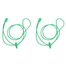 Elastic Lock Shoelaces for Running Jogging Sports - Green