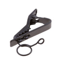 10 Pack Ring-type Metal Clip , 0.39inch (10mm) Dia Lapel / Lavalier Microphone Tie Clip Black for Lavalier Wireless Microphone System