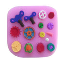 Gear Screws Shape Silicone Fondant Cake Mould Sugar Craft Decorating Mold Cake Modeling Tools