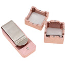 Universal Snooker Billiards Pool Table Aluminum Cue Chalk Holder Case With Belt Clip