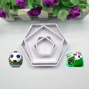 Football Cookie Pastry Biscuit Cutter Fondant Cake Decorating Mold Tools