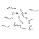 12 Pieces Leather Round Thong Necklace Bracelet Cord Lobster Clasps DIY Crafts