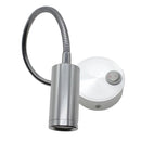 3W LED Lamp Wall Sconce Fixture Spot Light with Switch Button Picture Mirror-Light Flexible Pipe Warm White Lighting