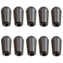 10 Pieces Plastic 3-Way Toggle Switches Knobs Cap 0.15inch for Electric Guitar Replacement Parts Black