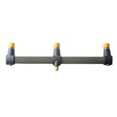 Steel Fishing Rod Pod Buzz Buzzer Bar for 3 Fishing Rod Holder / Bite Alarm