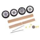 Assemble Magnetic Wooden Car Toy Set Car Model Kits Science Hobby Children Toys Model Making