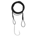 Stainless Steel Fishing Hook with Wire Rope Deep Sea Boat Fishing Barbed Circle Fishhook 6