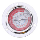 Liquid Filled Pressure Gauge For Water Oil Hydraulic Coolants 3.8MPa, Clear and fast reading, dual scale: PSI / MPa
