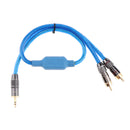RCA Cable 3.5mm Male To 2-Male RCA Cable Splitter Audio RCA Male Cable 50cm
