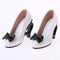 1/3 Doll High Heels Shoes Sandals W. Bowknot For BJD SD16 Doll Clothes White
