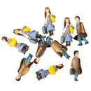 Pack of 10 Pieces 1:42 Scale DIY Model Couple Lovers Figures Accessory Gifts