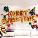Merry Christmas Party Foil Balloon Xmas Tree Bear Santa Star Mylar Balloons Kits