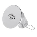 Boat Deck Fill / Filler Keyless Cap -1 1/2" Hose- Fuel Gas Stainless Steel
