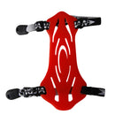 Lightweight Easy Carry Durable Archery Professionals Players Rubber Arm Guard Safety Protection Gear With 2 Straps - Red