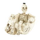 Human Skull Ashtray Ash Holder Container Replica Creative Decor