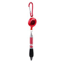 Portable Retractable Badge Reel Golf Scoring Pen Belt Clip with Carabiner Snap Hook