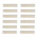 12x Quality 100% Dense 52mm Cattle Bone UNCUT BLANK NUT For Guitar Maker Beige