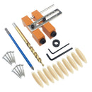 Mini Pocket Hole Jig Kit For Woodworking Joinery And Step Drill Bit Screwdriver Screw Wood Work Tools