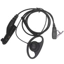 D-sharp Ear Hanger With PTT MIC For Motorola Mototrbo Xpr-6300 6350 6380 Xpr-7350 Xpr-7550
