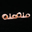 1 Pair Gel Toe Separators Toe Spacers Toe Stretchers for Men and Women Easy Wear in Shoes, Yoga and Sports Activities