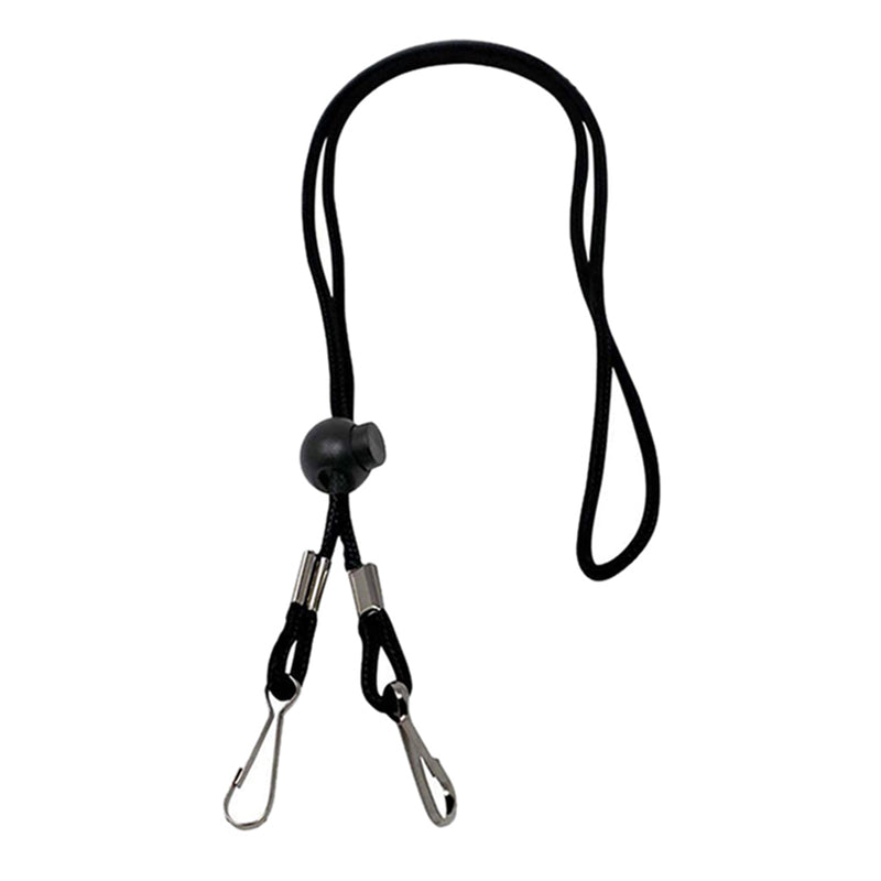 4x Adjustable Neck Lanyard Chain Strap Holder Black