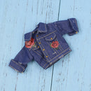 1/6 BJD Doll Fashion Jeans Jacket Clothes for 12inch Blythe Licca LUTS AS Doll Long Sleeve Coat
