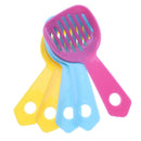 5x Plastic Litter Scoop Small Pet Hamster Squirrel Sand Waste Scooper Shovel Cleaning Tool ( Random Color )