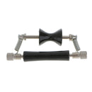 Convenient Anti-Rust Carbon Steel Glider Rolling Slide Capo for Guitar Black