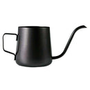 Durable Easy Clean Home Kitchen Use Gooseneck Narrow Spout Hand Drip Coffee Pot Stainless Steel Kettle 240ml