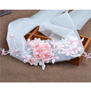 Fashion Flower Tulle Headband Wrap Scarf Ties Woman Bridal Lace Hair Accessories