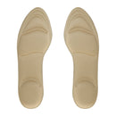 1 Pair Anti-Slip Shock Sweat Absorption 4D Sponge Massage Foot Pain Relief Insoles Orthotic Shoes Cushion Pad Skin Color