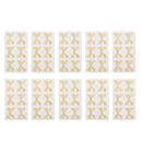 10 Sheets Glitter Bowknot Seal Stickers Christmas Holiday Party Gift Packaging Tag