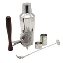 6 pcs Stainless Steel Cocktail Tools Mixer Drinks Shaker Bartending Set Bar