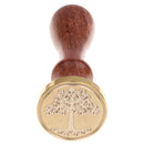 Classic Sealing Wax Seal Stamp Xmas Metal Head Decoration Tree for Making Festival Card