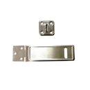 Traditional Hasp and Staple Stainless Steel Gate Door Shed Latch Fasteners Lock Hardware