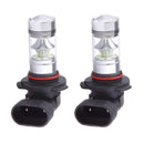 2x 9005 100W 1800LM LED 20SMD Projector Foglight Bulbs DRL Lamp White 8000K