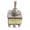 Toggle Switch, 4PDT On/Off/On 3 Position 12 Pins Latching, AC 250V, 15A/380V,10A