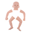 22'' Neborn Baby Kits Silicone Vinyl Head Arms Legs For Neborn Baby Doll