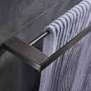 Bathroom Double Square Towel Rail Rack Holder 60 cm / 23.62 inches Hanger