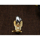 Rustic Snail Shape Incense Burner Stick Cone Censer Plate Retro Holder -Gold